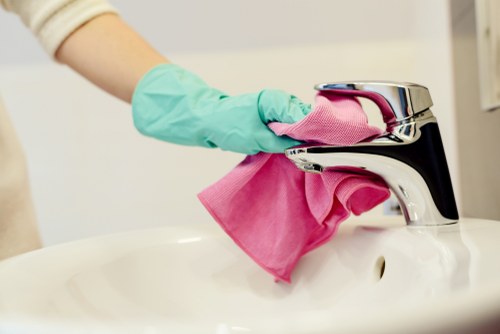 Professional mattress cleaning service in an Ealing home bedroom