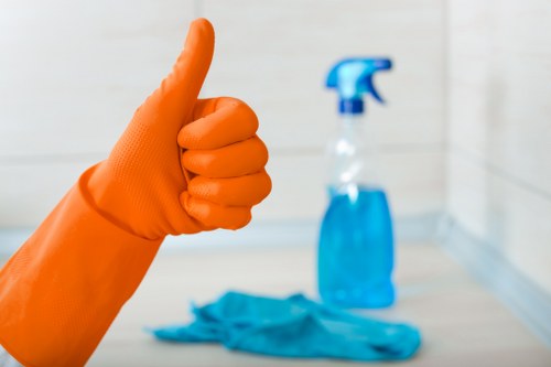 Deep cleaning team working in a property in Ealing