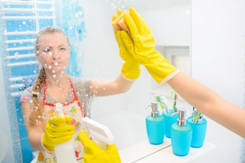 Post-construction cleaning in a modern Ealing flat with attention to detail