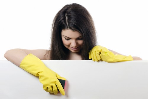 Local cleaners working in a flat near Ealing Broadway