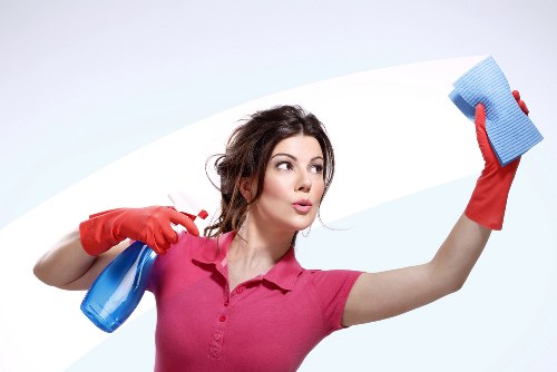 Deep mattress cleaning equipment used in a West London property